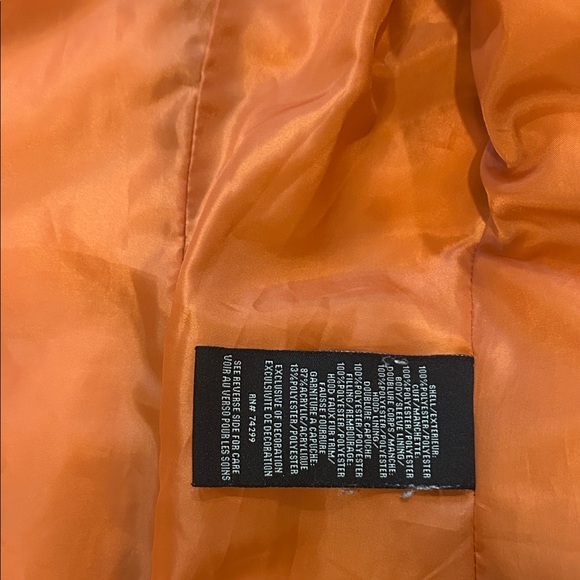 Madden Black Puffer Jacket with Faux Fur Hood size MM - Picture 12 of 16